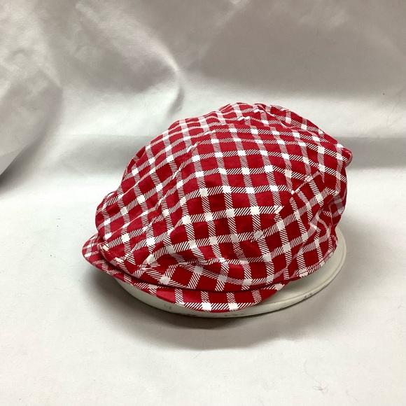 JuDanzy Baby & Toddler Plaid Red Checked Drivers Cabbie Cap - Picture 2 of 6